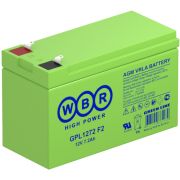 Аккумуляторная батарея WBR GPL 1272 F2 12В, 7.2 А/ч
