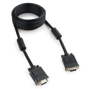 Кабель соединительный VGA(m) - VGA(m) 3.0м Cablexpert, тройной экран, феррит.кольца, черный