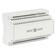Источник питания SKAT-12-4.0-DIN ИБП 12В 4А корпус под DIN рейку 35 мм. внешний АКБ от от 17 до 26 А