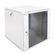 Шкаф ШРН-Э-12.650 телекоммуникационный настенный разборный 12U (600х650) дверь стекло, серый