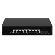 Коммутатор GL-SW-G007-08P NIKOMAX неуправляемый коммутатор PoE, 8*10/100/1000