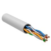 Кабель LC1-C5E04-128-T-R ITK витая пара U/UTP кат.5E 4х2х24AWG solid PVCLS нг(А)-LSLTx белый (305м)