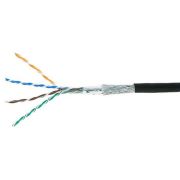Кабель CABLEXPERT SPC-5051E-SO-OUT S/FTP, кат.5E, 305м, 4 пары, медь, одножильный, черный