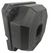Коробка монтажная CamBox LOTUS BLK; для камер видеонаблюдения (черный)