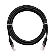 Шнур коммутационный EC-PC4UD55B-BC-PVC-005-BK NETLAN U/UTP 4 пары, Кат.5е (Класс D), 100МГц