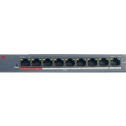 Коммутатор DS-S908P(B) сетевой неуправляемый 9 (8 PoE) 10/100M RJ45