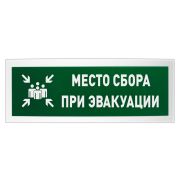 Оповещатель С2000-ОСТ исп.14 световойадресный с надписью «МЕСТО СБОРА»
