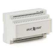 Источник питания SKAT-12-6.0-DIN ИБП 12В 6А корпус под DIN рейку 35 мм. внешний АКБ от 7 до 17 Ач