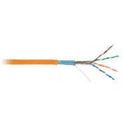 Кабель EC-UF004-5E-LSZH-OR NETLAN F/UTP Экран, 4 пары, Кат.5e, LSZH нг(B)-HF, оранжевый, 305м