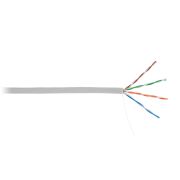 Кабель CCA-UU004-5E-PVC-GY NETLAN U/UTP 4 пары, Кат.5e, CCA (омедненный алюминий), внутренний, 305м