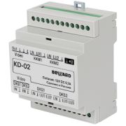 Коммутатор KD-02 для одновременной работы 2-х многоабонентских домофонов DKSxxxx в одном подъезде