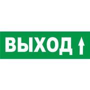 Надпись «ВЫХОД стрелка вверх» (пиктограмма) сменная для световых табло М-12, 24, 220В
