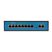 Коммутатор ST-S180POE (2M/100W/А) PRO Switch POE 8-ми портовый