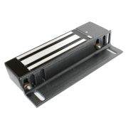 Замок ML-450-1 электромагнитный с аварийной кнопкой выхода, усилие 450 кг. 12V, 0,6A