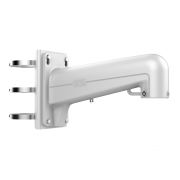 Крепление DS-1602ZJ-pole на столб, белый, для скоростных поворотных купольных камер, алюминий, 117×1