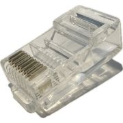 Коннектор ABS RJ45/8P8C под витую пару, Кат.5e (упак 100шт)