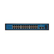 Коммутатор ST-S242POE (24G/2G/2S/340W/A)PRO (ВЕРСИЯ 2) Switch POE 24-х портовый