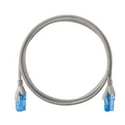 Шнур коммутационный NMC-PC4UE55B-020-SL-C-GY NIKOMAX Slim Line U/UTP 4 пары, Кат.6 (Класс E), 250МГц