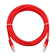Шнур коммутационный EC-PC4UD55B-BC-PVC-005-RD NETLAN U/UTP 4 пары, Кат.5е (Класс D), 100МГц