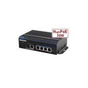 Коммутатор STP-411HP неуправляемый, 4 порта 10/100 Мбит/c с поддержкой High PoE + 1 порт 10/100
