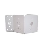 Кронштейн CamBox CR-128 WHT угловой металлический для камер видеонаблюдения белый