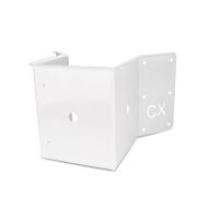 Кронштейн CamBox CR-135 угловой металлический для камер видеонаблюдения белый