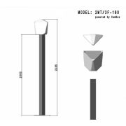 Столб CamBox 3F180 SET 2 M металлический высотой 2000мм с монтажной коробкой 3F/180