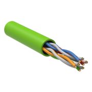 Кабель LC1-C5E04-122 ITK витая пара U/UTP кат. 5E 4x2х24AWG solid LSLTx нг(А)-LSLTx зеленый (305м)