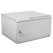 Шкаф ШРН-Э-6.500.1 телекоммуникационный настенный разборный 6U (600х520) дверь металл, серый