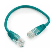Патч-корд Cablexpert UTP кат.5e 0.25м, литой, зелёный PP12-0.25M/G