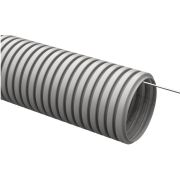 Труба гофрированная ПВХ 32мм с протяжкой серая (25м) (CTG20-32-K41-025I)