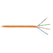Кабель EC-UU004-5E-LSZH-OR-1 NETLAN U/UTP 4 пары, Кат.5e, внутренний, LSZH нг(B)-HF, оранжевый, 100м