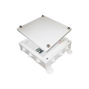 Коробка КМ IP54-2020, 12 вводов монтажная с DIN-рейкой Ω-типа шириной 35 мм и высотой 7.5 мм, 12 вво