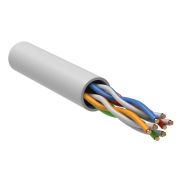 Кабель LC1-C5E04-128 ITK витая пара U/UTP кат.5E 4х2х24AWG solid PVCLS нг(А)-LSLTx белый (305м)