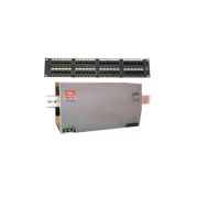Источник питания POE-480-24 PoE-камер, на 24 камеры, для установки в 19'' стойку