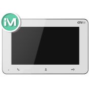 Монитор видеодомофона CTV-IM700 Entry 7 W (белый) с экраном 7