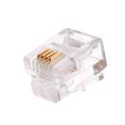 Коннектор NMC-RJ64RE06UC1-100 NIKOMAX RJ11/6P4C телефонный, Кат.3 (Класс C), 16МГц, покрытие 6мкд